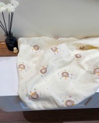 Khăn mặt muslin, khăn tắm muslin họa tiết xinh xắn cho bé giá rẻ